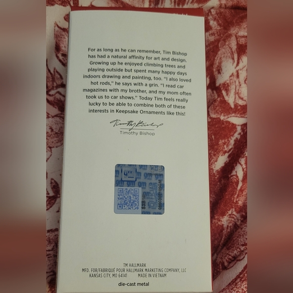 2023 Hallmark Keepsake 2024 GMC Hummer EV Die-Cast Metal Ornament. - Picture 5 of 9